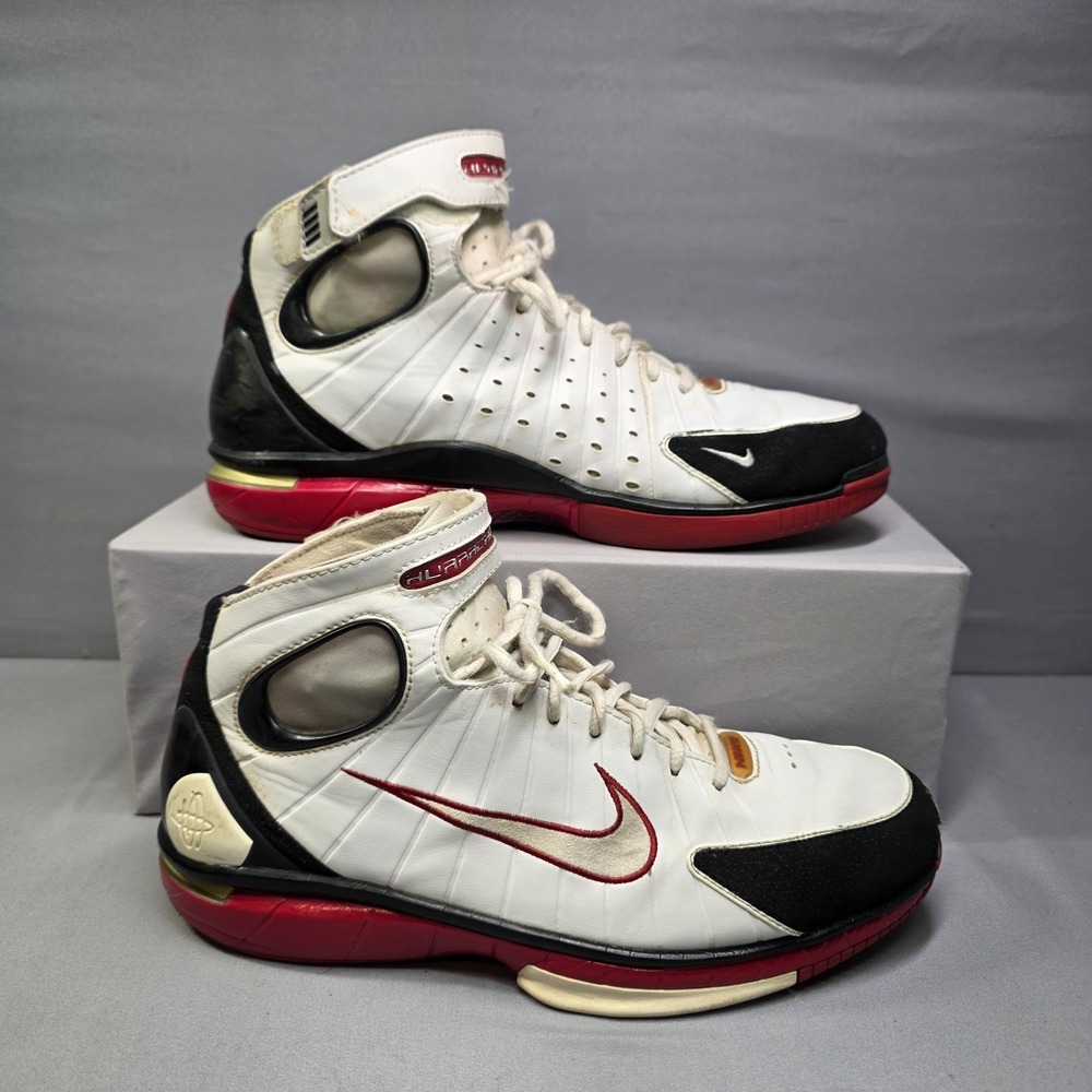 Nike Air Zoom Huarache 2K4 White Varsity Red Black Mens 12 OG 2003